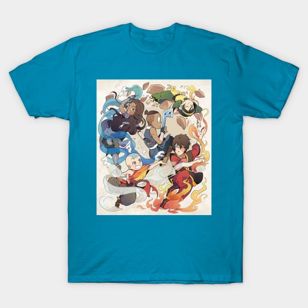 the avatar friends T-Shirt by byonekita